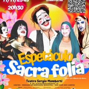 Espetáculo “Sacra Folia” – dia 11 de novembro às 20:30h